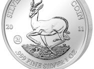 1 Unze Silbermnze Springbock